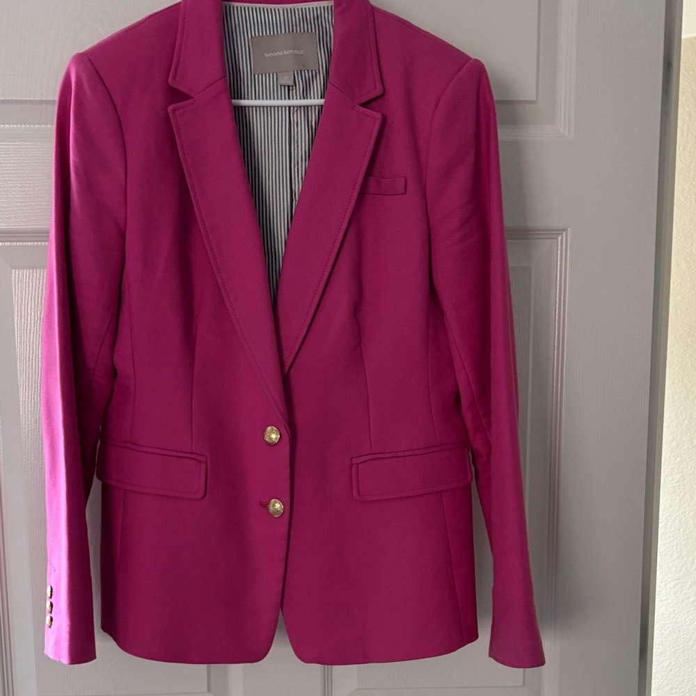 Banana Republic Fuchsia Blazer